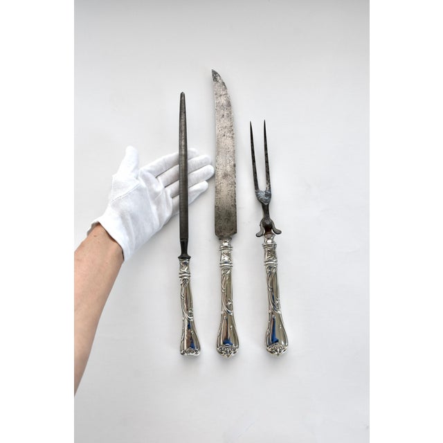 Stunningly Beautiful Flatware Serving Set designed in 1904 by Ernest Meyers for Reed & Barton. Elegant beautiful Art...