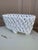 French Country 1960s French Country White Ceramic Woven Rope Cachepot Basket For Sale - Image 3 of 11