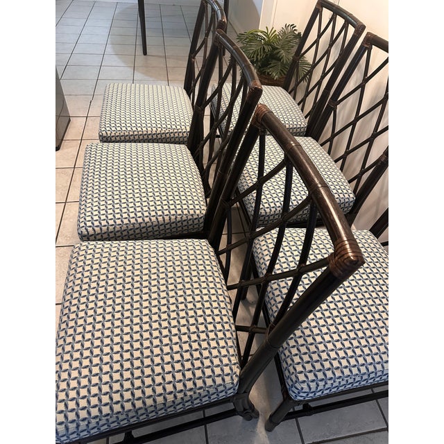 McGuire Dinning Room Set With Extension For Sale - Image 12 of 12