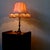 Mid-Century Modern Vintage Table Lamp with Beaded Lampshade and Bronze Base, 1960s For Sale - Image 3 of 17