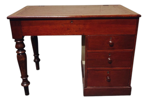 Victorian Mahogany Architect's Desk with Drawers