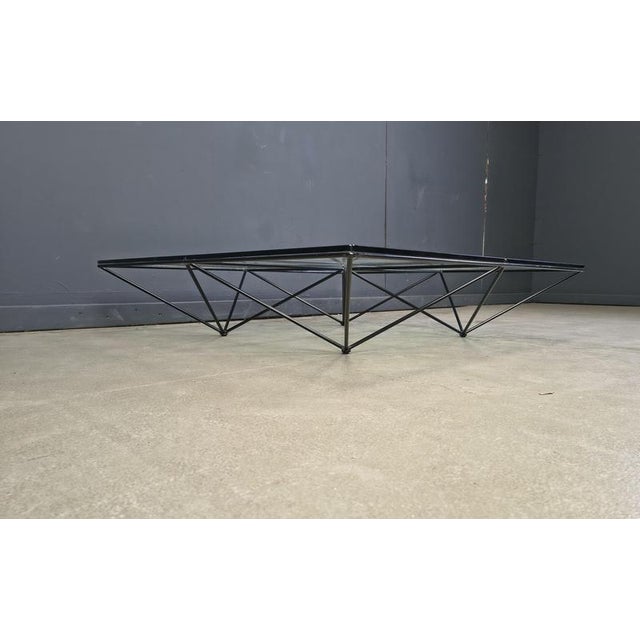 Metal Large Minimal Alanda Coffee Table by Paolo Piva for B&B Italia, 1980s For Sale - Image 7 of 13