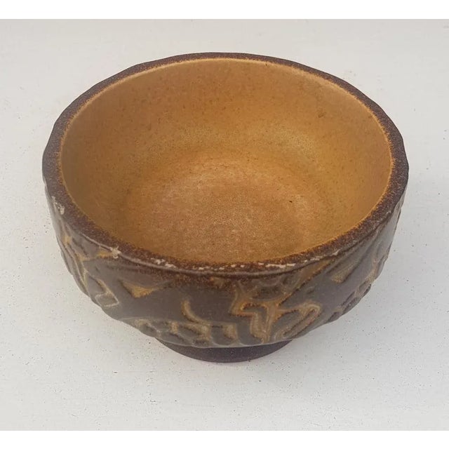 Danish Stoneware Bowl by Marianne Starck for Michael Andersen, 1960s, in Very Good conditions. Designed 1960 to 1969