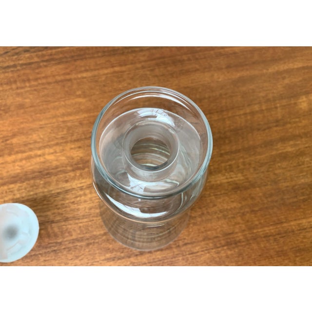 Vintage Glass Bottle from Bohemia Crystal, 1970s For Sale - Image 6 of 17