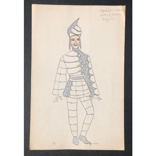 1960s Larry Youngblood Mardi Gras Designs - Set of Four For Sale - Image 5 of 6