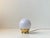 Small Vintage Scandinavian Snow Ball Table Light in Brass and Acrylic, 1970s For Sale - Image 3 of 9