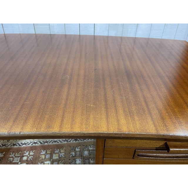 Mahogany Executive Desk, 1960s For Sale - Image 14 of 18