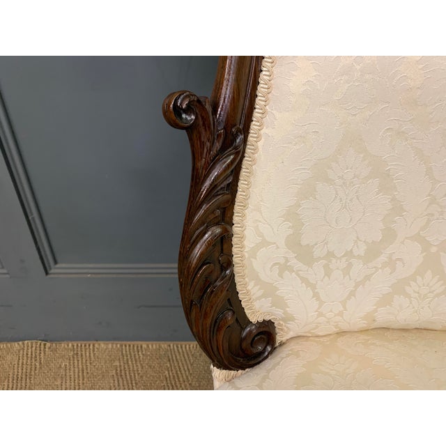 Victorian Rosewood High Back Chair, 1870 For Sale - Image 6 of 14