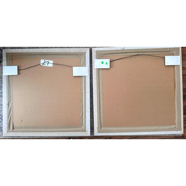 Vintage Orange and Cherry Blossom Pair of Framed Prints For Sale In Denver - Image 6 of 12