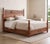 Custom faux bamboo bed made by Liberty Carvings in Rhode Island; hand-turned solid wood bed featuring distinctive faux...