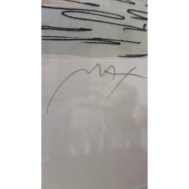 Late 20th Century Peter Max “Better World I I ” Hand-Colored Etching With Remarques, Signed Limited Edition For Sale - Image 10 of 10