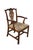 English Antique Chippendale Style Interlaced Back Mahogany Armchair Dining Desk Chair For Sale - Image 3 of 18
