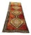 Geometric Design Turkish Handmade Runner Rug - 44" X 125" For Sale
