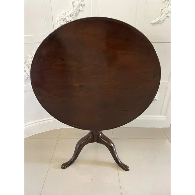 Antique George III Centre Table in Mahogany For Sale - Image 3 of 13
