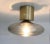 Italian 21st Century Satin Brass and Smoky Uno Flush Mount by Fabio LTD For Sale - Image 3 of 3