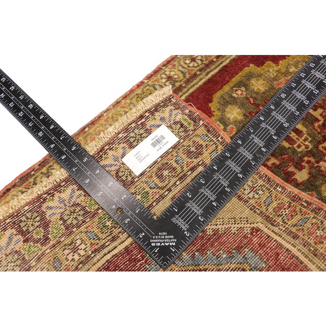 Mid 20th Century Vintage Turkish Yastik Rug - 01'06 X 03'01 For Sale - Image 5 of 8