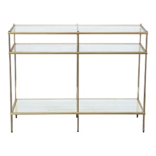 West Elm Terrace Console Table For Sale