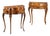 Barocchetto Style Walnut Nightstands, Set of 2 For Sale