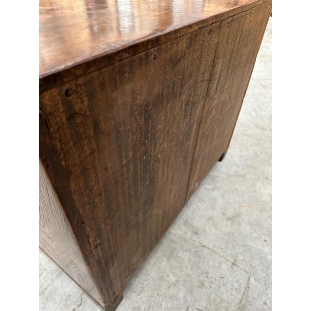 2 Door Brutalist Elm Cabinet For Sale - Image 9 of 10