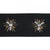 Sample - Schumacher Constellation Beaded Tape in Black For Sale