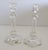 Pair of Val Saint Lambert Belgian Crystal Candlesticks Signed & Labeled For Sale - Image 10 of 11