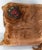 We are selling this large decorative pillow. This pillow has brownish colored velvet case with tassels at the corner and a...