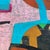 Abstract Christiane Corcelle "Open Route I" Acrylic and Collage on Canvas, Colorful Abstract Painting in Teal, Rust and Black, 2026 For Sale - Image 3 of 6