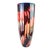 Mid 20th Century Murano Fratelli Toso Cased Art Glass Pulled Feather (Fenicio) Flame Vase - 13.75" For Sale