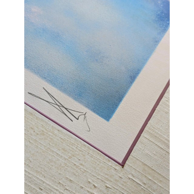 Salvador Dali, The Unicorn, Cheval Allegre, Original Color Lithograph with Gold Spots in Relief, 1970s For Sale - Image 13 of 15