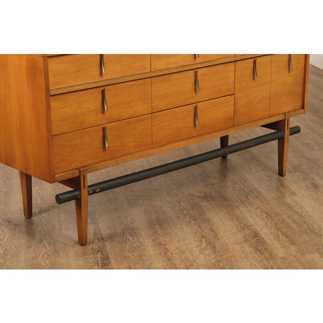 Mid Century Modern Walnut Dresser For Sale - Image 10 of 18