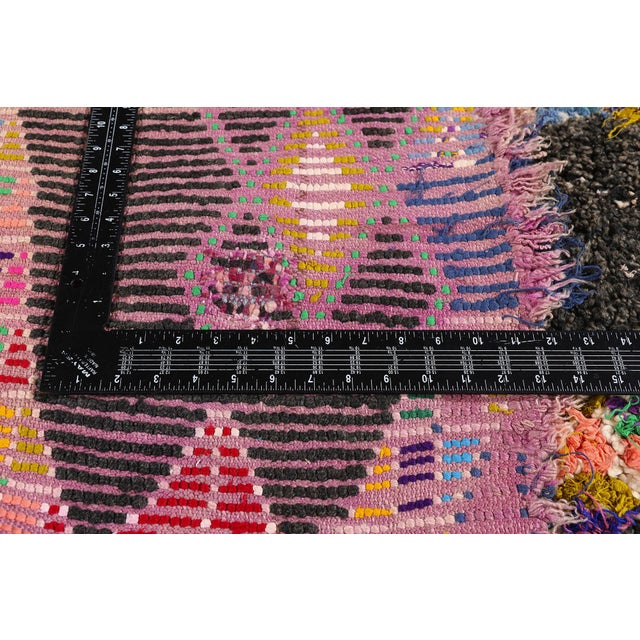 Textile Vintage Azilal Moroccan Rug, 04'10 X 07'08 For Sale - Image 7 of 10
