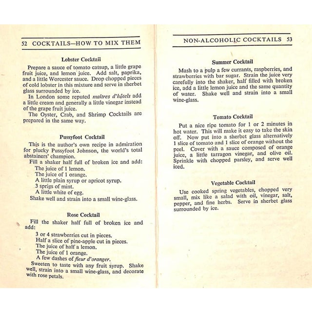 "Cocktails: How to Mix Them" 1950 'Robert' For Sale - Image 9 of 10