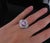 Late 20th Century 5.26ct Purple Sapphire Gia Heated Ceylon 1.43ct Diamond Platinum Ring, Size 7 For Sale In New York - Image 6 of 18