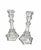 American Tiffany & Co. Crystal Candlestick Acid Etched Mark - A Pair For Sale - Image 3 of 9
