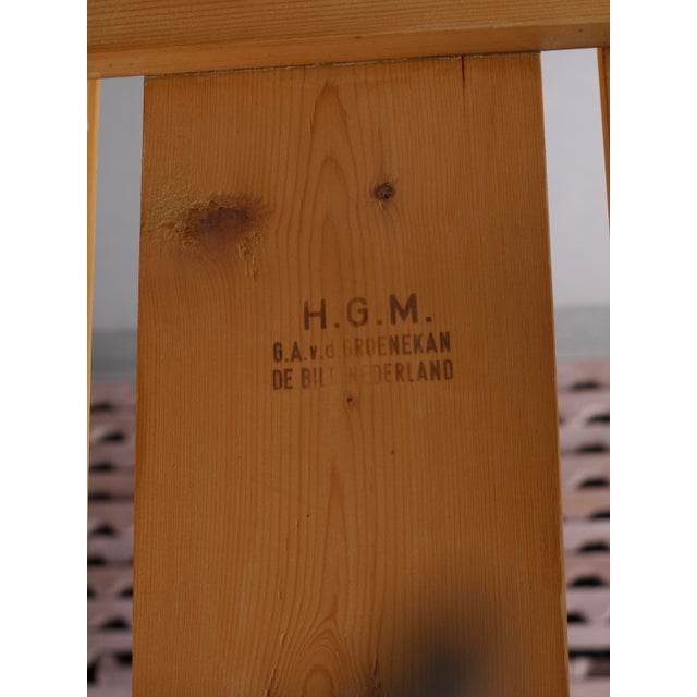 1970s Set of Crate Armchairs by Gerrit Rietveld for Gerard van de Groenekan, 1970s For Sale - Image 5 of 18