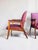 Red Vintage Lounge Chairs in Teak, 1960s, Set of 2 For Sale - Image 9 of 13