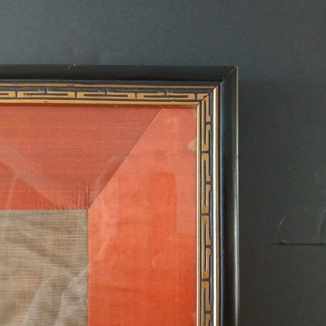 18th-19th Century Large Japanese Portrait on Silk -Geisha -Exhibited at the Art Institute of Chicago For Sale - Image 4 of 4