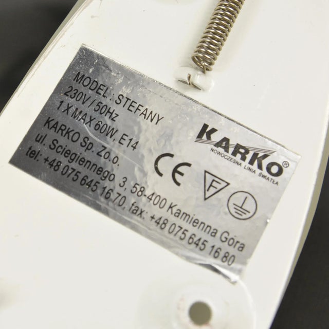 1980s Stefany Model Wall Lamps, Designed by Z. Kochanek Karko Kamienna Góra, Poland - a Pair For Sale - Image 4 of 13