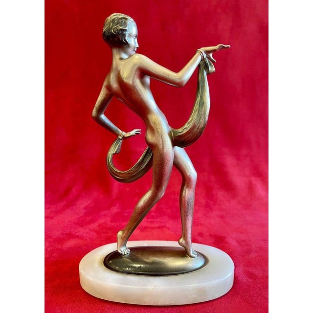 Dancer in Bronze by Joseph Lorenzl For Sale - Image 6 of 11