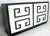 James Mont for Kittinger Black and White Greek Key Credenza For Sale In New York - Image 6 of 8
