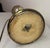 Large Antique Mercury Glass Brass Seltzer Siphon Bulbous Round Bottle Table Lamp For Sale - Image 11 of 11