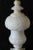 1940s Carved Alabaster Table Lamps - a Pair For Sale - Image 4 of 7