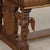 19th Century Danish Carved Oak Desk With Angels and Trestle Base For Sale - Image 11 of 18