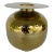 Medium Hammered Metal Brass Vase For Sale