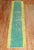Contemporary Vintage Zabihi Collection Bright Green Yellow Worn Turkish Runner - 2'3" x 10'8" For Sale - Image 3 of 8