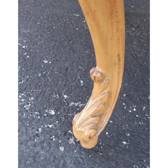 Italian Rococo Revival Marquetry Fruitwood Coffee Table For Sale In Washington DC - Image 6 of 12