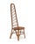 Brown Vintage Bamboo Side Chair For Sale - Image 8 of 10