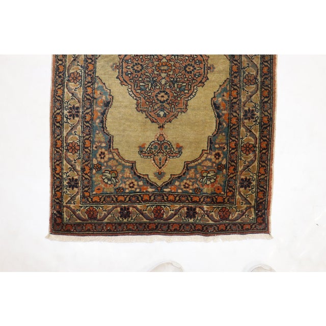 Red Tabriz Antique Mat rug no. j1967 For Sale - Image 8 of 11