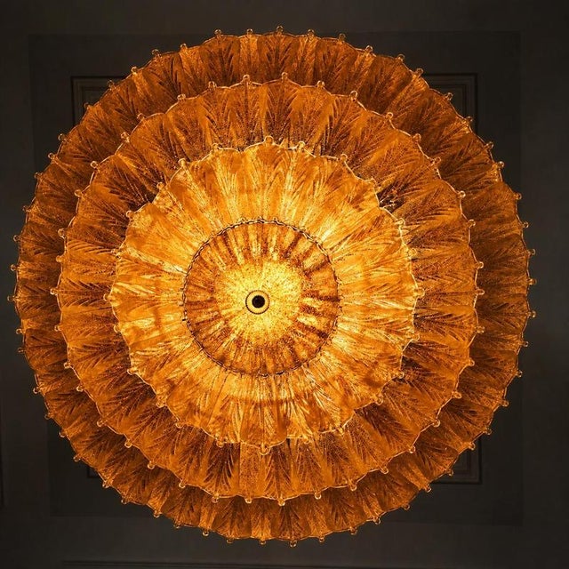 Venetian Murano Ceiling Light, 1990 For Sale - Image 4 of 12
