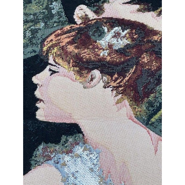 Textile French Aubusson Style Jacquard Tapestry after A. Renoir, 2000s For Sale - Image 7 of 18